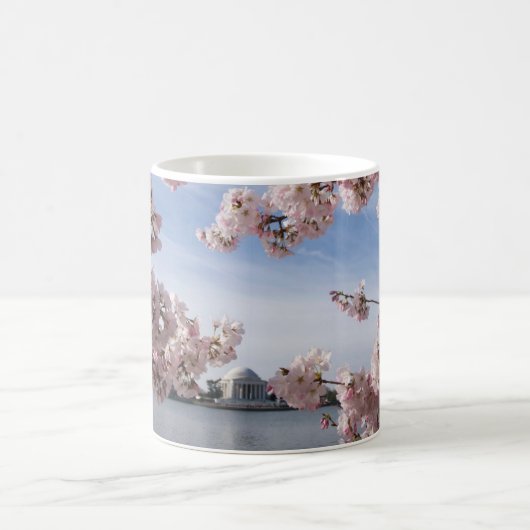 Denkmäler | Jefferson Memorial Cherry Blossys Kaffeetasse (Mittel)