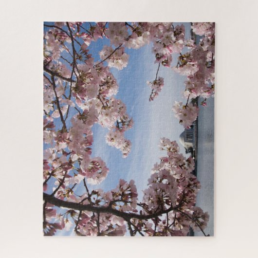 Denkmäler | Jefferson Memorial Cherry Blossys Puzzle (Vertikal)