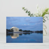 Denkmäler | Jefferson Memorial Dankeskarte (Stehend Vorderseite)