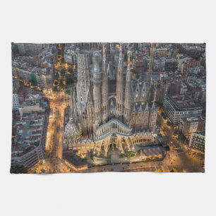 Denkmäler   La Sagrada Familia Geschirrtuch