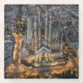Denkmäler | La Sagrada Familia Glasuntersetzer (Vorderseite)
