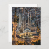Denkmäler | La Sagrada Familia Postkarte (Vorne/Hinten)