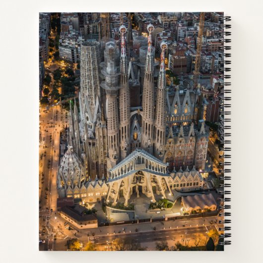 Denkmäler La Sagrada Notizblock (Rückseite)