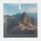 Denkmäler | Machu Picchu, Peru Ornament Aus Glas (Vorderseite)