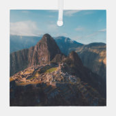 Denkmäler | Machu Picchu, Peru Ornament Aus Glas (Rückseite)