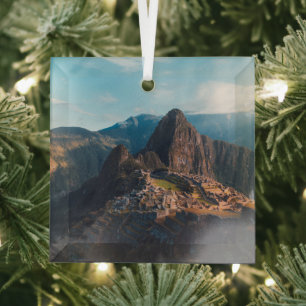 Denkmäler Machu Picchu, Peru Ornament Aus Glas