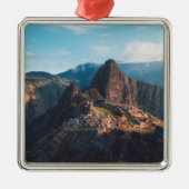 Denkmäler | Machu Picchu, Peru Ornament Aus Metall (Vorne)