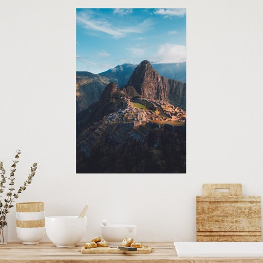 Denkmäler | Machu Picchu, Peru Poster (Küche)