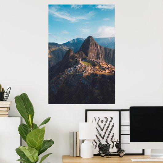 Denkmäler | Machu Picchu, Peru Poster (Heimbüro)