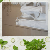 Denkmäler | Memorial Lincoln Geschirrtuch (Gefaltet)