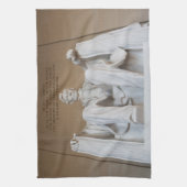 Denkmäler | Memorial Lincoln Geschirrtuch (Vertikal)