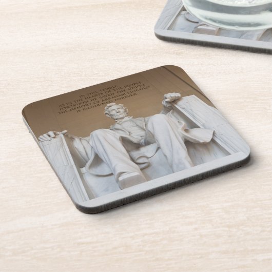 Denkmäler | Memorial Lincoln Getränkeuntersetzer (Linke Seite)