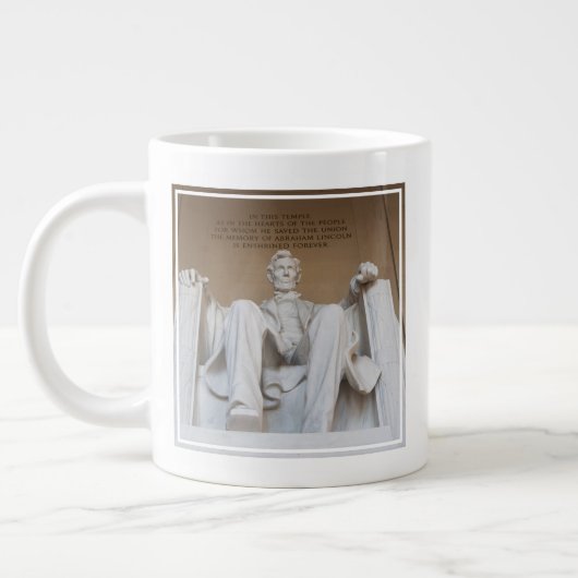 Denkmäler | Memorial Lincoln Jumbo-Tasse (Links)