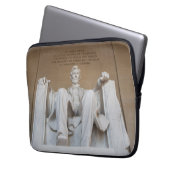 Denkmäler | Memorial Lincoln Laptopschutzhülle (Vorderseite Links)