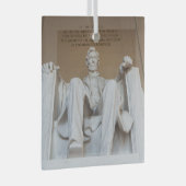 Denkmäler | Memorial Lincoln Ornament Aus Glas (Vorderseite Rechts)