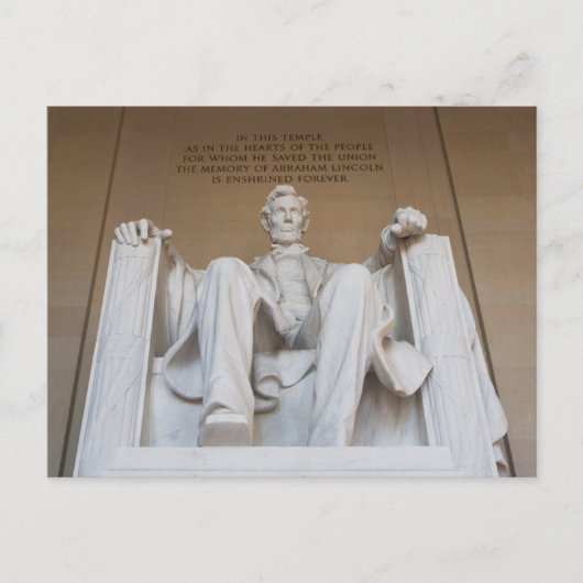 Denkmäler | Memorial Lincoln Postkarte (Vorderseite)