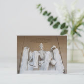 Denkmäler | Memorial Lincoln Postkarte (Stehend Vorderseite)
