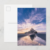 Denkmäler | Mont Saint-Michel, Normandie Frankreic Postkarte (Vorne/Hinten)