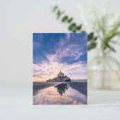 Denkmäler | Mont Saint-Michel, Normandie Frankreic Postkarte (Stehend Vorderseite)