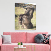 Denkmäler | Osterinsel, Chile Leinwanddruck (Insitu (Wohnzimmer))