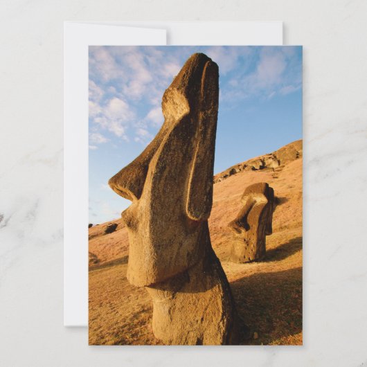 Denkmäler | Osterinsel Dankeskarte (Vorderseite)