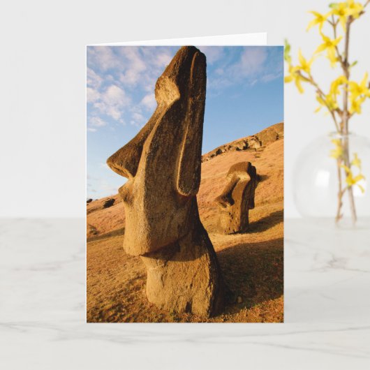 Denkmäler | Osterinsel Karte (Gelbe Blume)