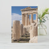 Denkmäler | Parthenon Acropolis Athen Griechenland Dankeskarte (Stehend Vorderseite)