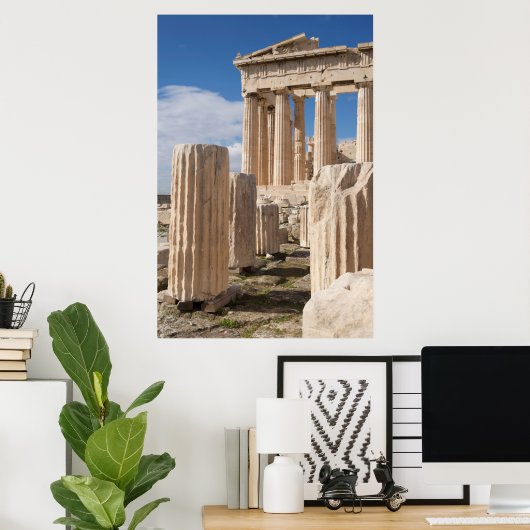 Denkmäler | Parthenon Acropolis Athen Griechenland Poster (Heimbüro)