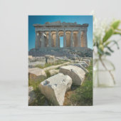 Denkmäler | Parthenon Athen, Griechenland Dankeskarte (Stehend Vorderseite)