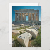 Denkmäler | Parthenon Athen, Griechenland Dankeskarte (Vorne/Hinten)
