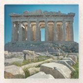 Denkmäler | Parthenon Athen, Griechenland Glasuntersetzer (Vorderseite)