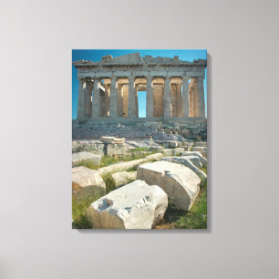 Denkmäler Parthenon Athen, Griechenland Leinwanddruck