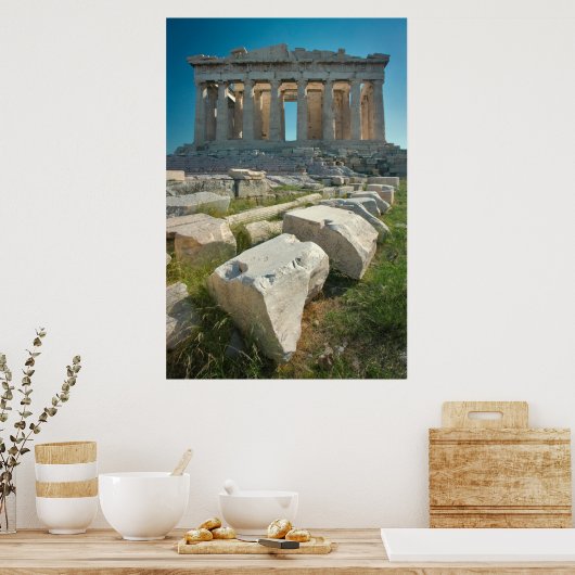 Denkmäler | Parthenon Athen, Griechenland Poster (Küche)