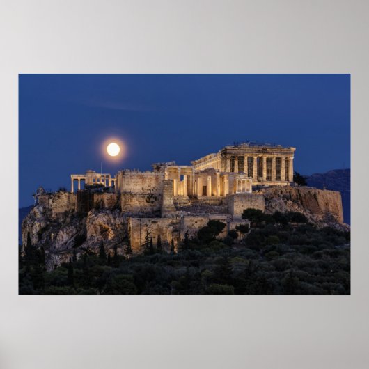 Denkmäler | Parthenon Athen, Griechenland Poster (Vorne)