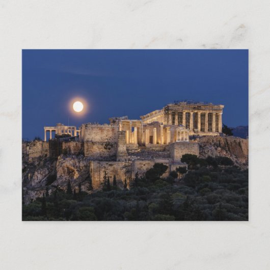 Denkmäler | Parthenon Athen, Griechenland Postkarte (Vorderseite)