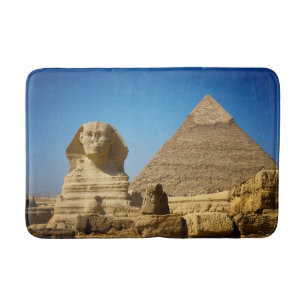 Denkmäler   Sphinx & Pyramide Ägyptens Badematte