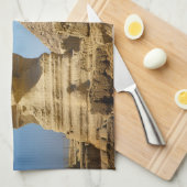 Denkmäler | Sphinx & Pyramide Ägyptens Geschirrtuch (Viertel Falte)