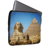 Denkmäler | Sphinx & Pyramide Ägyptens Laptopschutzhülle (Vorne Rechts)