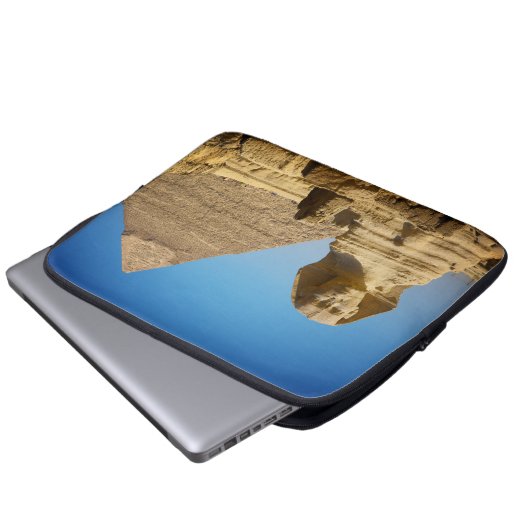 Denkmäler | Sphinx & Pyramide Ägyptens Laptopschutzhülle (Vorne Knopf)