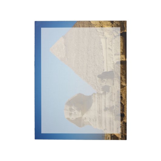 Denkmäler | Sphinx & Pyramide Ägyptens Notizblock (Rotiert)