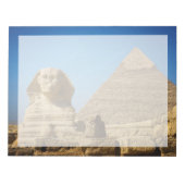 Denkmäler | Sphinx & Pyramide Ägyptens Notizblock (Vorderseite)