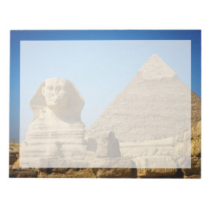 Denkmäler   Sphinx & Pyramide Ägyptens Notizblock