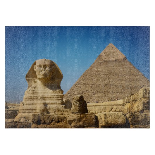 Denkmäler | Sphinx & Pyramide Ägyptens Schneidebrett (Vorderseite)