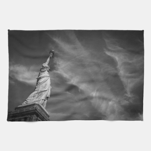 Denkmäler | Statue of Liberty Manhattan NYC Geschirrtuch (Horizontal)