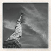 Denkmäler | Statue of Liberty Manhattan NYC Glasuntersetzer (Vorderseite)