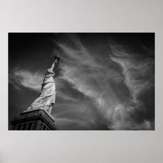 Denkmäler | Statue of Liberty Manhattan NYC Poster (Vorne)