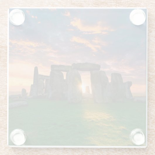 Denkmäler | Stonhenge, England Glasuntersetzer (Rückseite)