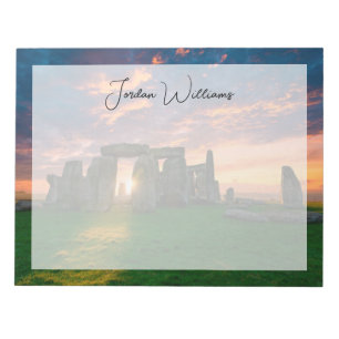 Denkmäler Stonhenge, England Notizblock