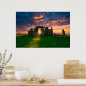Denkmäler | Stonhenge, England Poster (Küche)