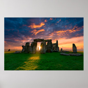 Denkmäler   Stonhenge, England Poster